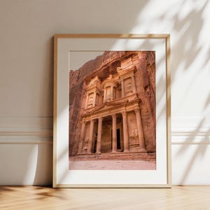 Petra Treasury Fine art photography giclee print Petra photography wall art Petra Jordan photography travel photo Indiana Jones Lover Gift