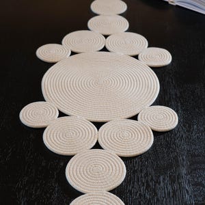 Handmade Cotton Rope Table Runner: Boho Farmhouse Wedding Decor