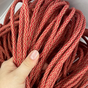 6mm Braided Cotton Cord for Macrame, Sewing & Bag Making, Strong Cotton Rope (6–7mm), Basket Weaving Rope, USA