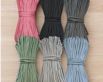 6mm Organic Cotton Macrame Cord: Basket Weaving, DIY Crafts