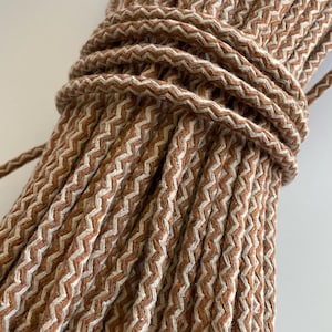 Braided Cotton Cord (6-7mm): Macrame, Basket Weaving, Sewing for DIY Wall & Home Decor Making