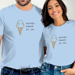 Ice Cream Cone T-Shirt, Scoop There It Is T-Shirt, Funny Ice Cream Shirt, Cool Summer Tee, Graphic Tee for Ice Cream Lovers
