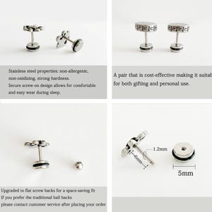 Örhänge i rostfritt stål med vinge och kubisk zirkonia med skruv: Ängelvinge, brosk, tragus helix piercing, present till henne bild 7