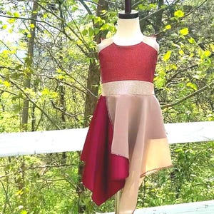 Worship ephod, Dusty pink and wine overlay