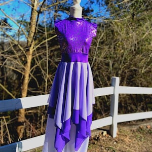 Worship ephod, purple overlay, Worship garment