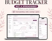 Interactive Budget Tracker, Finance Planner, Net Worth Tracker (HTML Download)