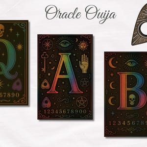 Esoteric Ouija Oracle – 37 Mystical Card Deck | Messages from the Beyond, Divination & Spiritual Connection