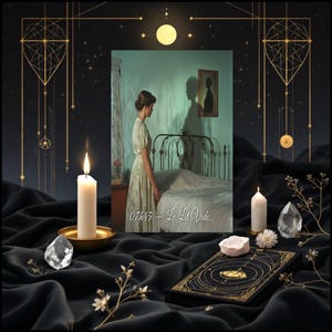 Oracle Les Heures de Passage 35 Cartes Esoteriques Auto Edition Presence Spirituelle Mediumnite Intuition Vintage