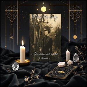 Oracle Les Sorcières d’Âmes - 30 Cartes Divinatoires Mystiques - Fiches Explicatives + Coffret Cadeau - Tarot Ésotérique Sorcière Intuition