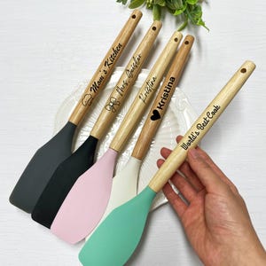 Custom Spatula, Personalized Spatula, Engraved Spatula, Baking Gifts, Cooking Gift, 40th Birthday Gifts for Women, Housewarming Gift