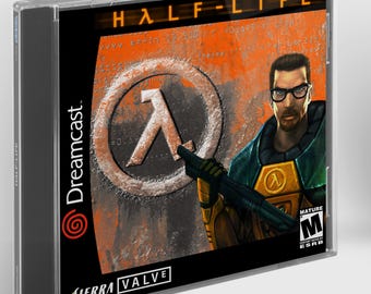 Half-Life - Sega Dreamcast - Custom Physical Edition w/ Reversible Artwork