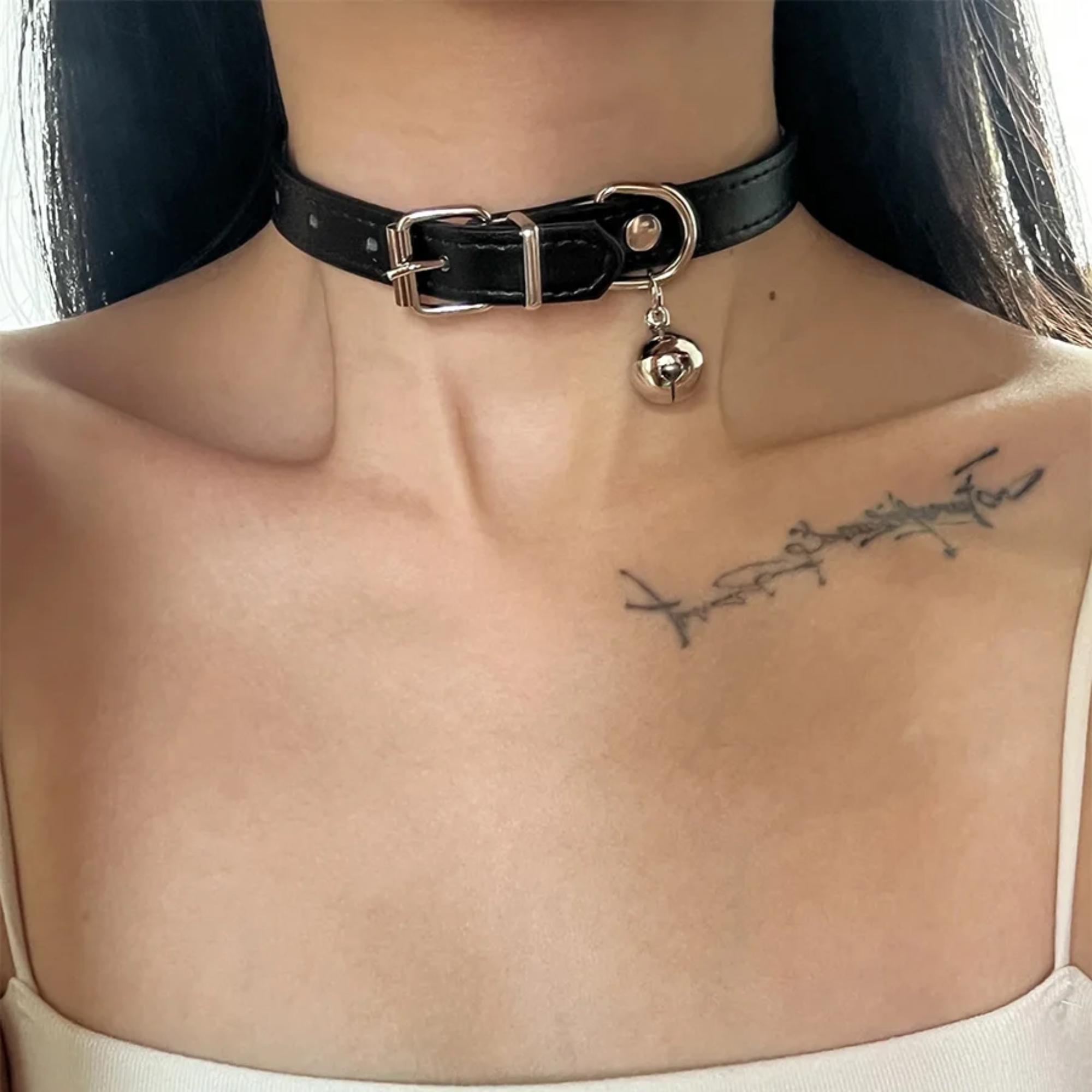 Buckle Choker Collar - Etsy