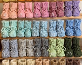 Babyschuhe gestrickt