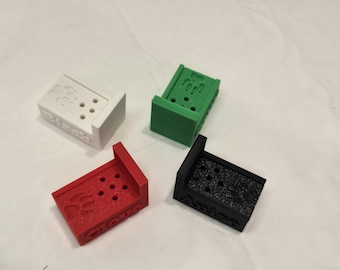 Magnetic Scent Vessel 4-Pack: K9 Nose Work Training, Rust-Free PLA (No Lables)