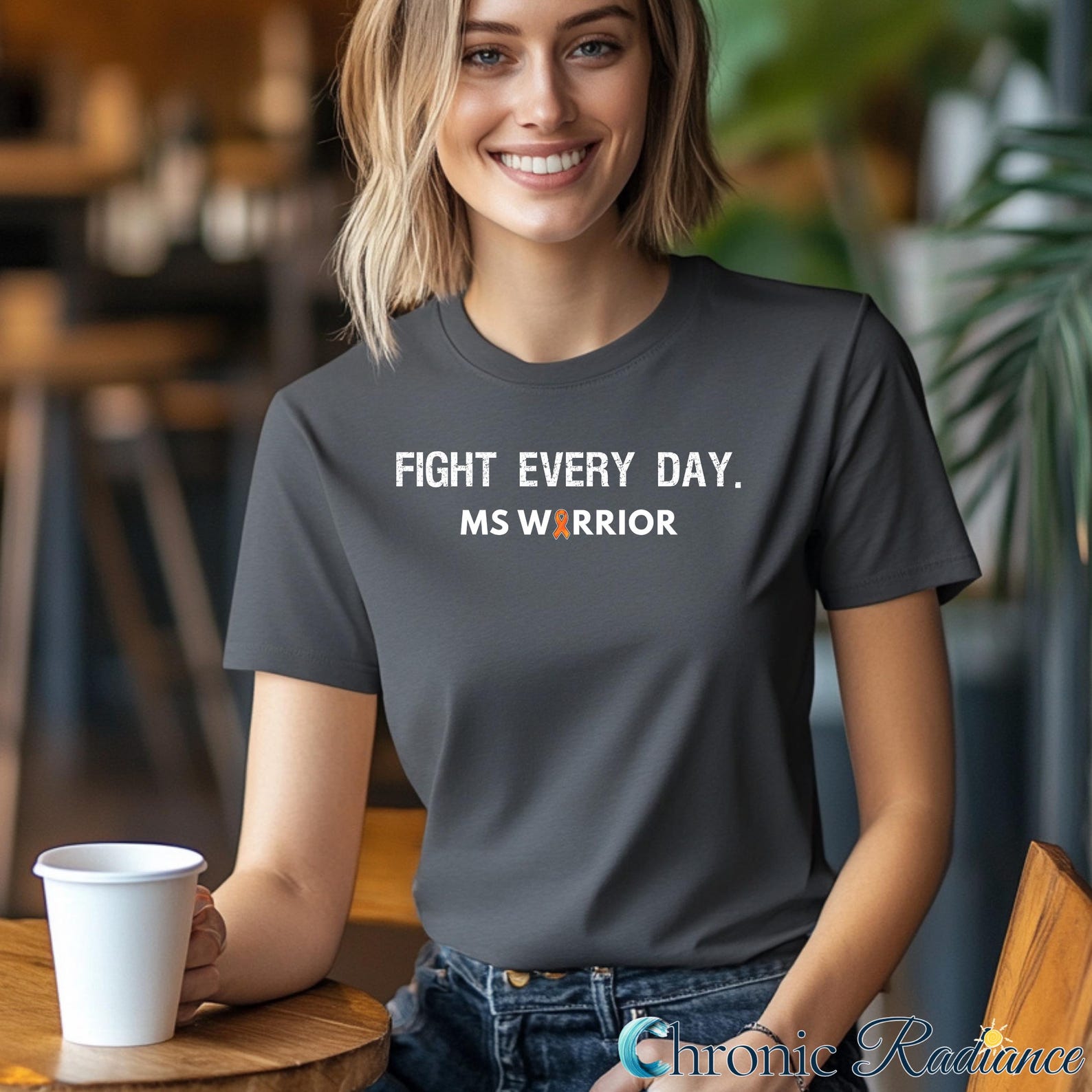 MS Warrior Shirt: Orange Ribbon Support Tee - Etsy