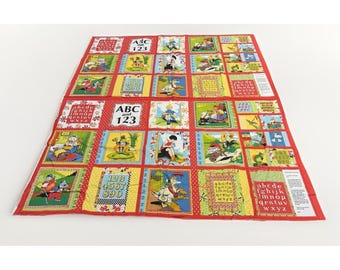 Pannello di tessuto Moda Peas & Carrots American Jane Sandy Klop ABC Book Quilt 41x 46"