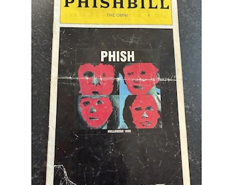 Original Phish Halloween 1996 Phishbill Program The Omni Atlanta Remain in Light