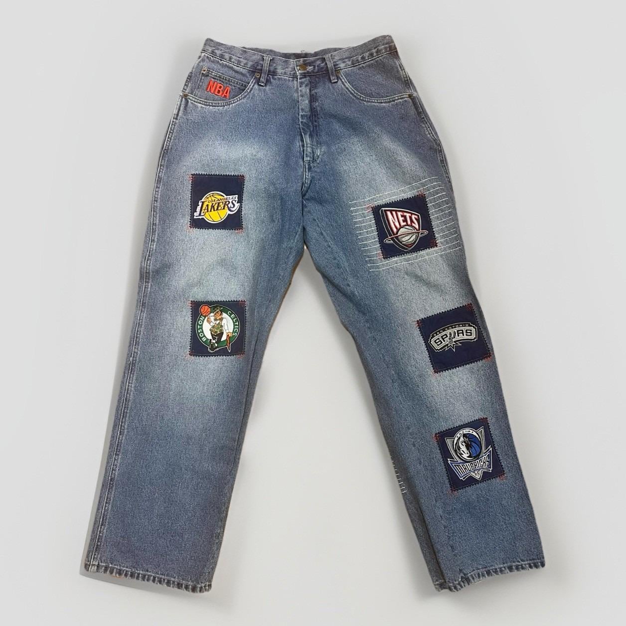 専用✅W38 90s UNK NBA team big Wappen denim Unk Denim 2025 | www.applelady.ca