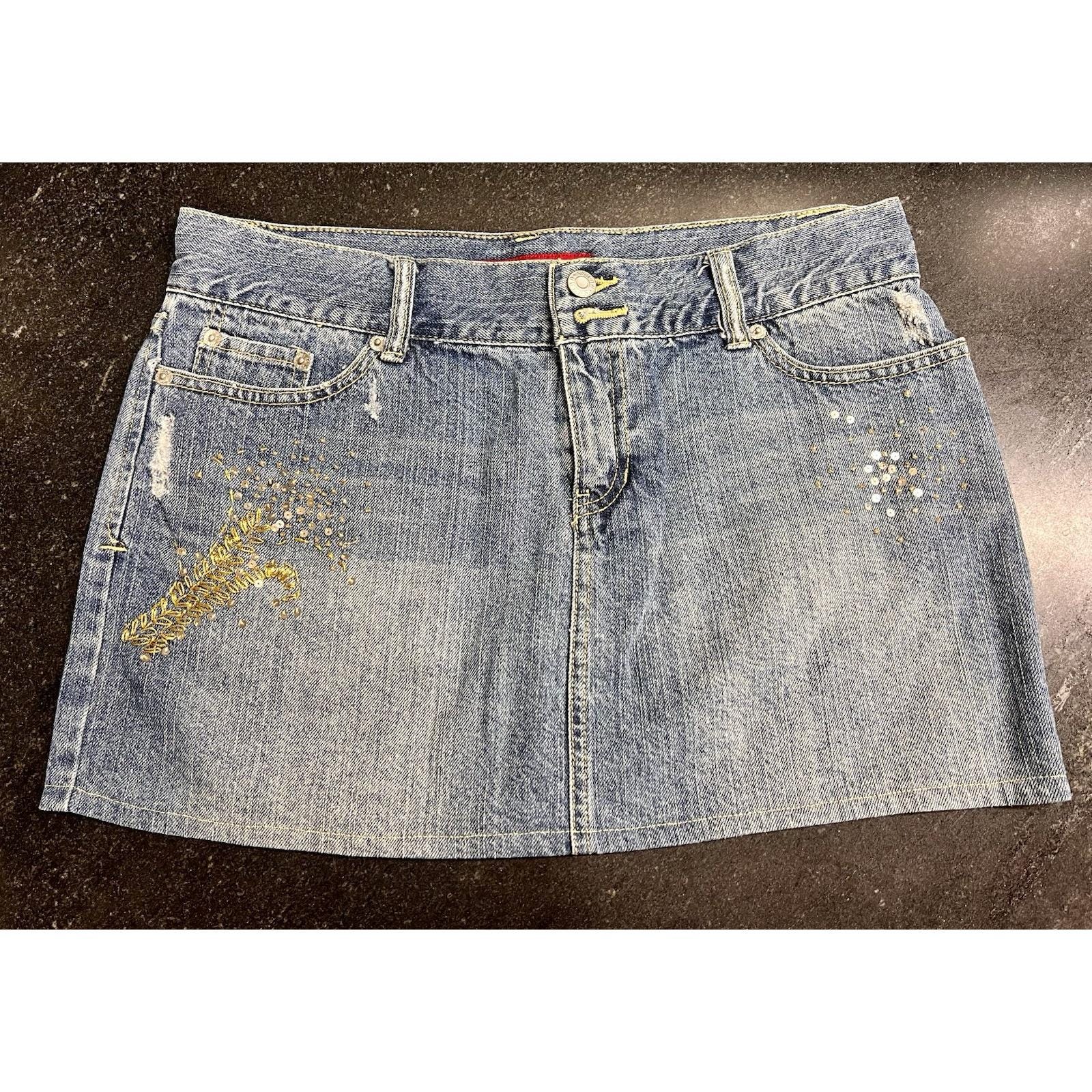 ◆2000Archives◆ Iced Denim Damaged Skirt 3523FWSK01ID 2000ARCHIVES]Iced Denim Damaged Skirt 2000's Denim Skirt - Etsy