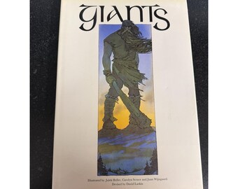 Giants David Larkin 1979 1st Edition 1st Printing Fantasy Art Hardcover DJ