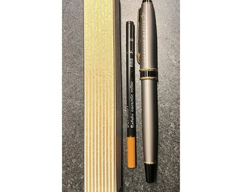 Lockheed Martin Branded Ballpoint Gray & Black Pen w/ Presentation Case