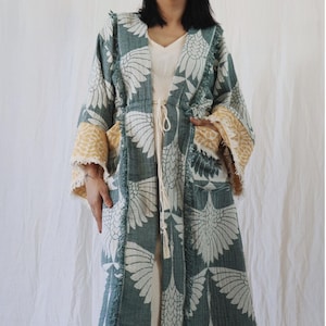 green emerald velvet dress Midnight Cabaret Gold Sequin Mock Neck Caftan Dress with Slip main image 0