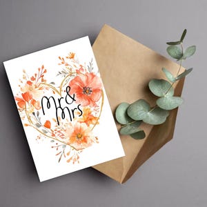 Cartão de casamento