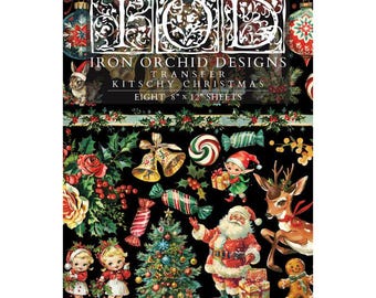 Kitschy Christmas Transfer By IOD