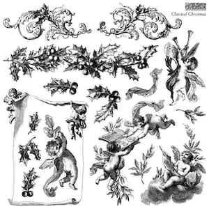 Classical Christmas Stamp By IOD
