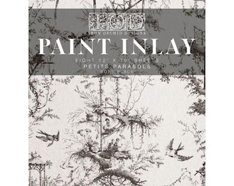 Petits Parasols Paint Inlay By IOD - Limited Edition
