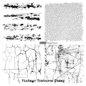 Vintage Textures Stamp By IOD