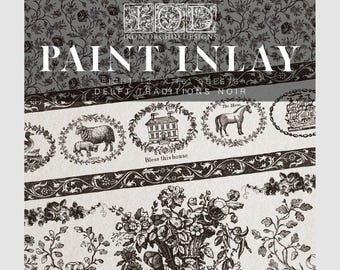 Delft Traditions Noir Paint Inlay By IOD - Limited Edition