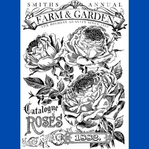 May include: Black and white illustration of roses with the text "SMITHS ANNUAL FARM & GARDEN THE HIGHEST QUALITY SINCE 1885 Catalogue ROSES 1882."