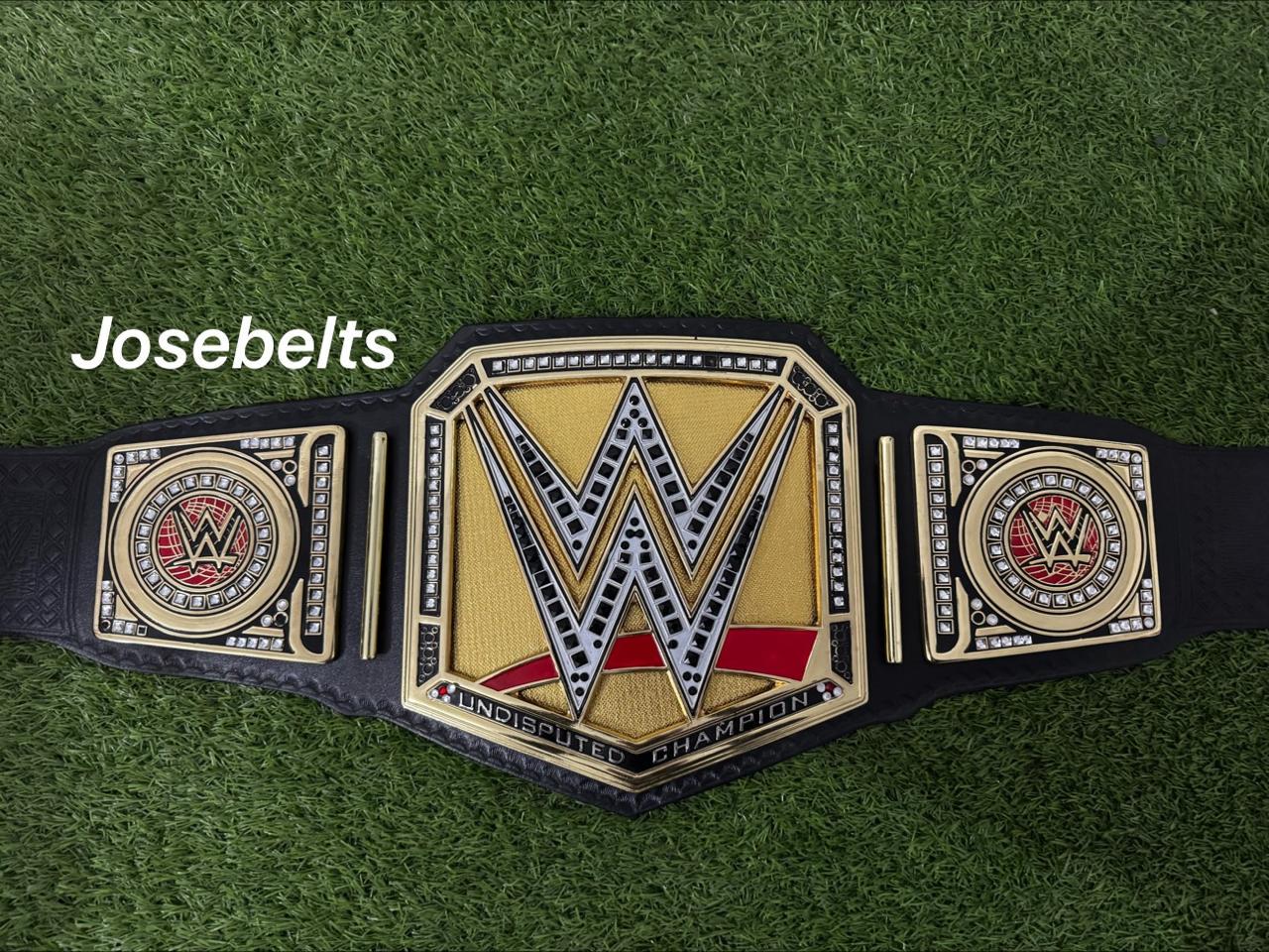 New Undisputed World Championship Legacy Title Wrestling Replica Belt 4MM Diecast