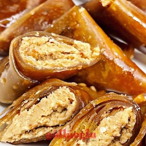 Gulluoglu Honey Hazelnut Muska, Hazelnut Paste Filled Mulberry Fruit Leather Triangle, Turkish Delight, Dried Fruit Pulp, Natural Snacks