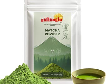 Matcha Tea 100g - Güllüoğlu | Ceremonial Grade | Pure, Additive-Free, Natural Energy & Antioxidant Boost