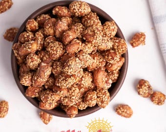Gulluoglu-honing-sesamgeglazuurde pinda's, Turks geroosterde snack