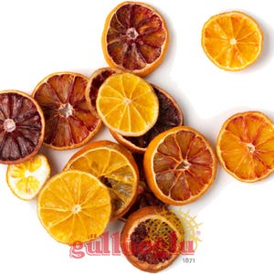 Gulluoglu Getrocknete Orangen,Getrocknete Orangenscheiben,täglich frische Lieferung von Gulluoglu Shop auf dem Gewürzbasar in Istanbul