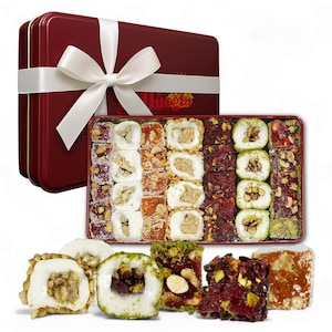 Gulluoglu Assorted Turkish Delight Gift Box, Fresh from Istanbul