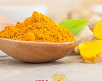 Gemahlene Kurkuma - Gulluoglu Natürliches Gewürzpulver, ohne Zusatzstoffe, goldene Farbe und erdiger Geschmack