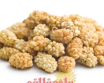 Gulluoglu Sun Dried White Mulberries: Natural Anatolian Snack