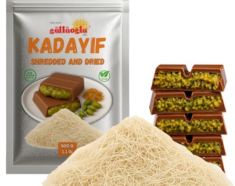 Gulluoglu Shredded Kadayif Pastry – Turkish Dessert Ingredient (500g/1.1lb)
