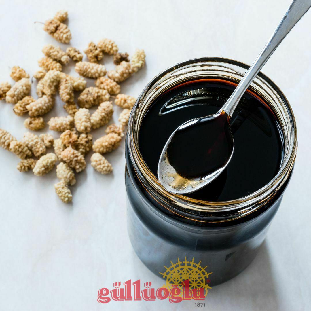 Organic Mulberry Molasses - Traditional Turkish Superfood in Glass Jar