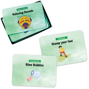 Schede di comunicazione visiva per la calma / Schede di supporto calmante / Supporto per l'educazione speciale per l'autismo non verbale / Kit di attività per la calma