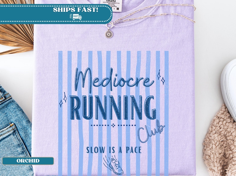 Mediocre Running Club Shirt, Slow Runner Shirt, Casual Runner Tee, Funny Running Shirt, Jogging Club Shirt, Running Humor Tee, Runner Gift image 2