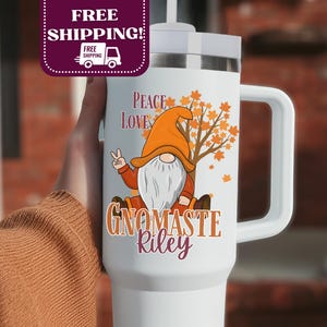 Personalisierter Gnom Becher - Lustiges Geschenk für Freunde, Familie oder Mitarbeiter