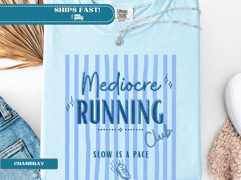 Mediocre Running Club Shirt, Slow Runner Shirt, Casual Runner Tee, Funny Running Shirt, Jogging Club Shirt, Running Humor Tee, Runner Gift image 3
