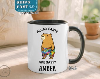 Kapybaramugg, rolig kaxig kaffekopp, personlig present till djurälskare