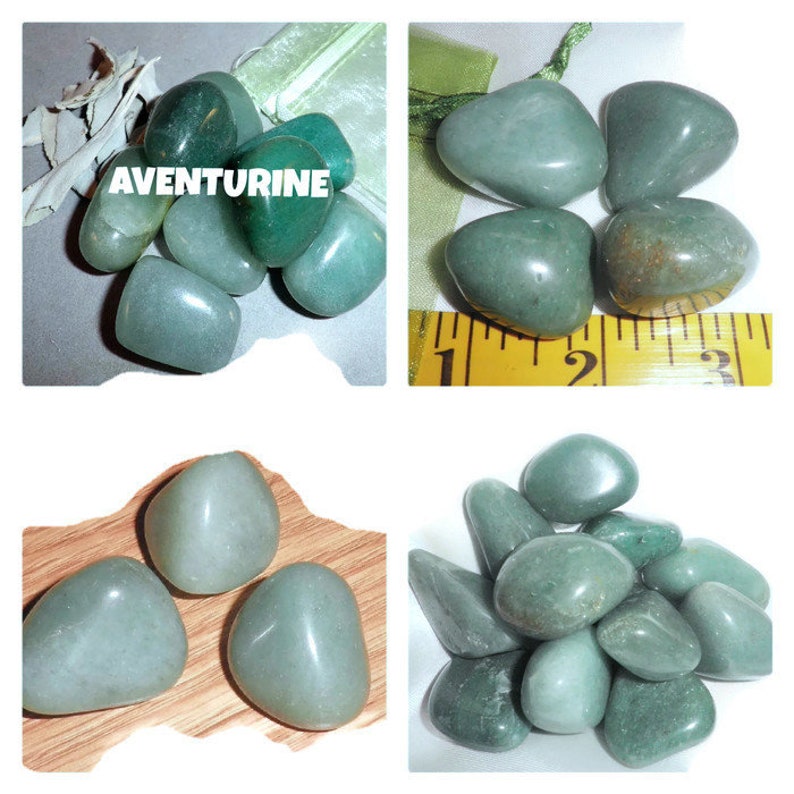 GREEN Aventurineheart Chakrastone of Opportunity & Good Etsy