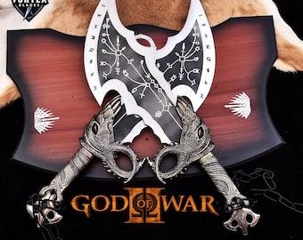God of War Blades of Chaos Metal Sword, Kratos Cosplay Twin